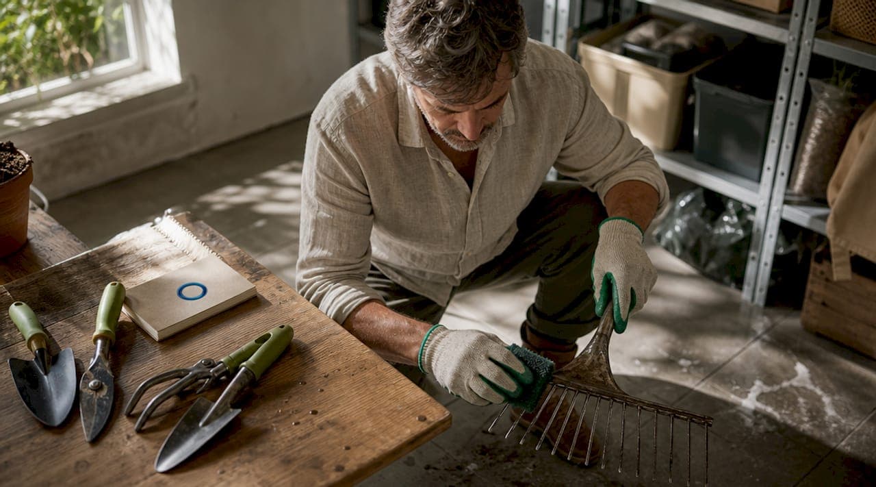 Outils jardin : rangement et hivernage efficaces