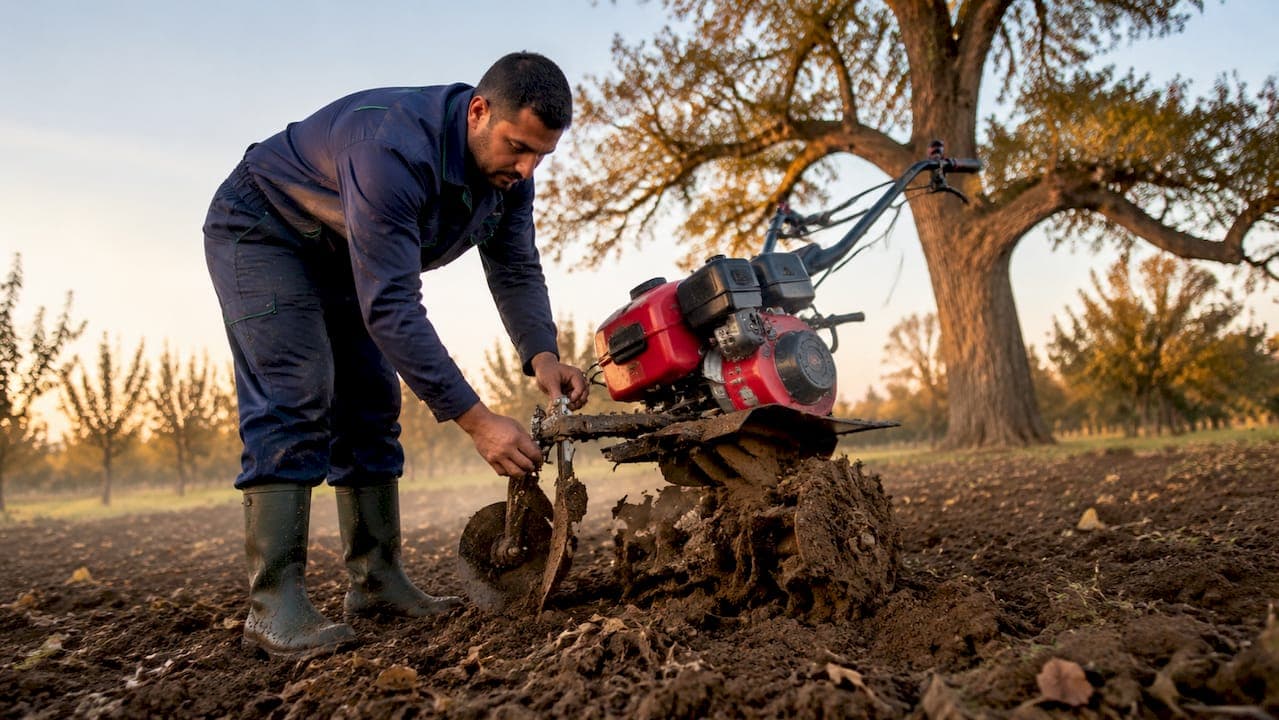 Motoculteur profondeur labour réglage : guide 2026