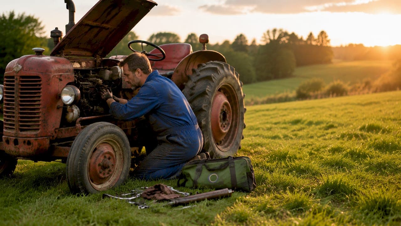 Surchauffe moteur tracteur : raisons et solutions