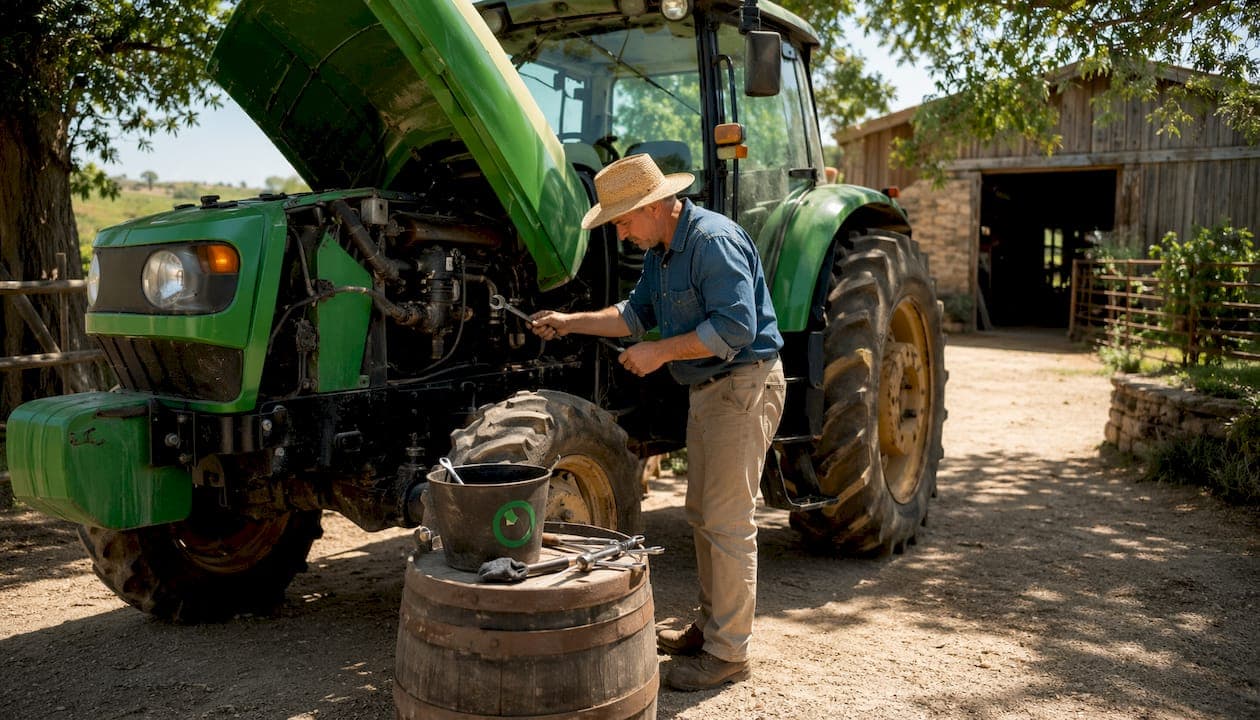 Types d'entretien préventif tracteur : guide 2026